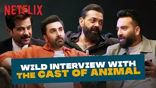 ⁠Bassi amp the ANIMAL Cast DadSon Relationships amp Animal Park  Ranbir Kapoor Anil K Bobby D [upl. by Anairb79]