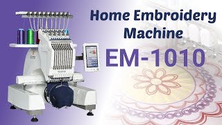 Ricoma Embroidery Machine EM1010  Best Embroidery Machine for Home [upl. by Bellanca122]