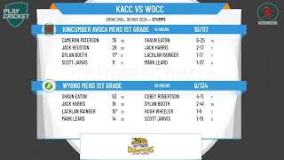 Kincumber Avoca Mens 1st Grade v Wyong Mens 1st Grade [upl. by Breena]