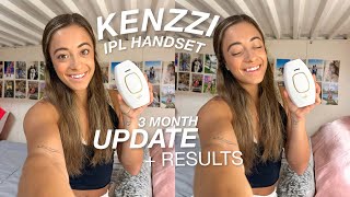 KENZZI IPL HANDSET my hair removal journey 3 month update and my personal results [upl. by Niwrud396]