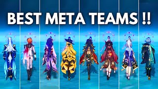 9 STRONGEST META Teams After Fontaine Release  Genshin Impact [upl. by Dripps]