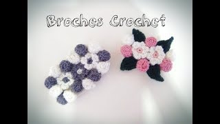 BROCHES DE CROCHET TUTORIAL [upl. by Ahsyla354]