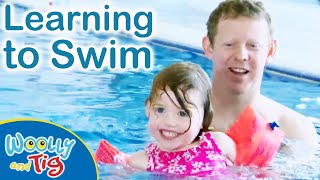 WoollyandTigOfficial Learning To Swim  TV Show for Kids  Toy Spider [upl. by Rolan962]