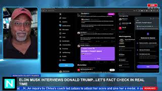 Elon Musk Donald Trump Interview Fact Checked LIVE [upl. by Cesya]