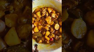 Chaken ranna shorts cooking fishcurry food recipe [upl. by Alrad334]