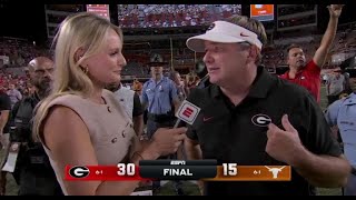 THE REFS TRIED TO GIVE TEXAS THE GAME AND FAILED KIRBY SMART CALLING OUT ALL DOUBTERS [upl. by Abagail893]