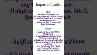 RRB PO INTERVIEW QUESTIONS  IMPORTANT CODES  IFSC  SWIFT [upl. by Burkhart]