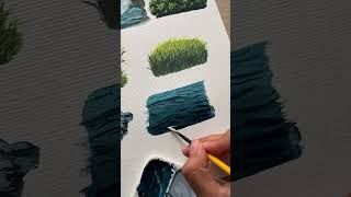 Basic gouache painting tutorial  Gouache painting tutorial for beginners shorts art gouache [upl. by Dean]