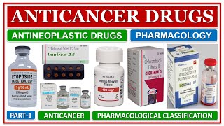 ANTICANCER DRUGS ANTINEOPLASTIC DRUGS MEDICINES USE TO TREAT CANCERPHARMACOLOGICAL CLASSIFICATION [upl. by Yerrot]