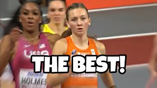 Femke Bol 4917 World Indoor 400m Champion  Track And Field 2024 [upl. by Rol]