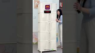 Storage boxFoldable WardrobeStorage Stacker WardrobePlastic stakeable Organiser meesho [upl. by Ecinna766]