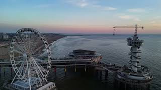 Scheveningen strand zonsondergang [upl. by Ahsayn]