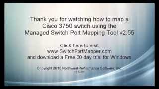 Switch Port Mapping a Cisco 3750 Switch [upl. by Nedac]