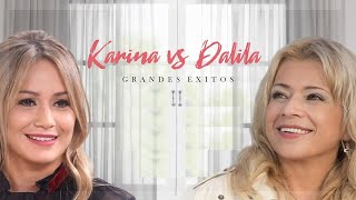 Karina VS Dalila  Enganchado de Cumbias Romanticas [upl. by Conway]