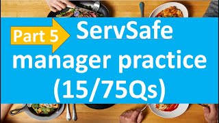 ServSafe Manager Practice Test Part 5  Servsafe manager 7th  Servsafe manager study guidle Part [upl. by Gusty]