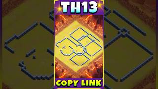 TH13 NEW WARCWL BASE LINK ANTI ROOT RIDER BEST TH13 BASE LINK [upl. by Ainala]