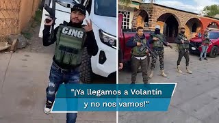 Video de convoy del CJNG se hace viral [upl. by Vivian287]