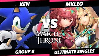 WTT 2023  KEN Sonic Vs MkLeo Pyra Mythra Smash Ultimate  SSBU [upl. by Tristas]