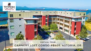 Cannery Loft B405 Astoria Oregon  Video Walk Through SOLD [upl. by Nidnerb]