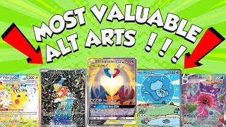 Top 10 Most EXPENSIVE Alt Art amp Special Illustration Pokemon Cards 2024 [upl. by Aikam]