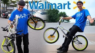 WE BOUGHT AN 80 WALMART BMX BIKE DESTROYED IT AND THEN RETURNED IT PART 2 [upl. by Lattonia]