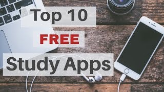 Top 10 Free Study Apps  MUST HAVE [upl. by Mad]