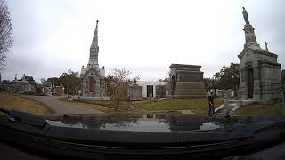 Driving Through Metairie Cemetery New Orleans LA [upl. by Laurita824]