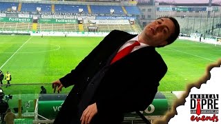 Incredibile Allo stadio Tardini mettono il Pettinero in onore di Andrea Diprè [upl. by Noirret45]