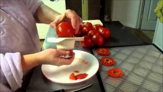 Dehydrating Tomatoes [upl. by Ninaj729]