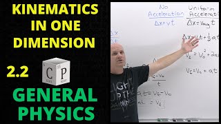 22 Kinematics in One Dimension  General Physics [upl. by Ivory350]