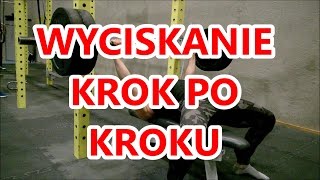 WYCISKANIE LEŻĄC NA ŁAWECZCE  Technika krok po kroku [upl. by Harbison]