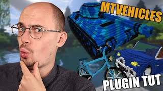 VOERTUIGEN IN MINECRAFT  MTVehicles Plugin Tutorial NederlandsDutch [upl. by Ramunni]