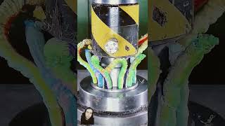 Hydraulic press crushing 🤯 satisfying crushing justcrushingcandies amazing [upl. by Onfroi]