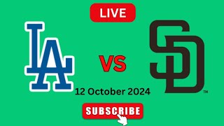 San Diego Padres Vs Los Angeles Dodgers Live Scores [upl. by Audrit]