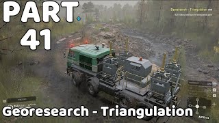 SnowRunner Georesearch  Triangulation  Part 41  1440p 60FPS  Gameplay [upl. by Daisey]