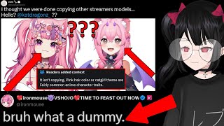 Clout Chaser Called Out quotCopycatquot VtuberGets Mocked By Ironmouse [upl. by Bremen203]