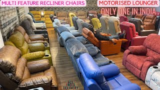 Multi Feature Recliner Sofa Chair at Lowest Price in Kirti Nagar Furniture Market Delhi  Automatic [upl. by Ahtnamas868]