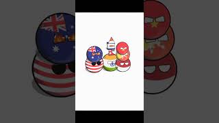 China Vs India countryballs shorts [upl. by Humberto]