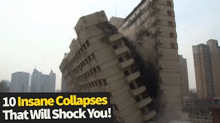 Top 10 Insane Collapses Caught On Camera [upl. by Rhys216]