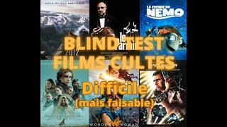 BLINDTEST Films Difficile et moyen [upl. by Swagerty]