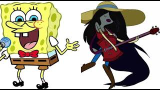 Golden hour but SpongeBob and Marceline sings it speed version [upl. by Zolly]