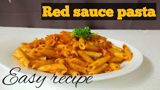 Red sauce pasta Recipe [upl. by Wonacott341]