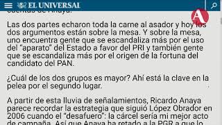 Si sigue así la cosa van por cualquiera ¿viene quotmisilquot contra Morena Aristegui [upl. by Letniuq]