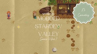 Modded Stardew Valley  No Commentary  Summer 9 Year 1 [upl. by Aneehsirk]