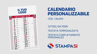 Calendari Olandesi personalizzati Classic [upl. by Lateh]