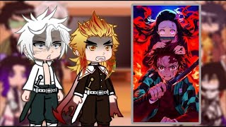 Part1 Hashiras react to Kamado siblings  Tanjiro and Nezuko Kamado  Demon Slayer  Gacha [upl. by Pulcheria]