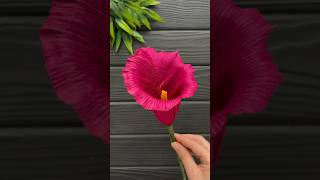 How to Make Crepe Paper Flower Crepe Paper Decoration Idea [upl. by Hourigan475]