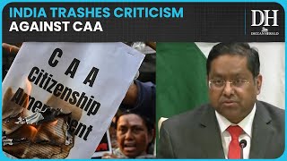 quotMisplaced misinformed and unwarrantedquot India trashes US State Depts remarks on CAA [upl. by Votaw]