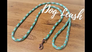 Hundeleine selber machen Paracord einfache Anleitung  Dog Leash easy DIY Tutorial [upl. by Nelram]