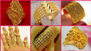 Latest gold ring design Engagement ring desing for girls সোনার আংটির ডিজাইন সোনার রিং ডিজাইন 2021 [upl. by Stefania]